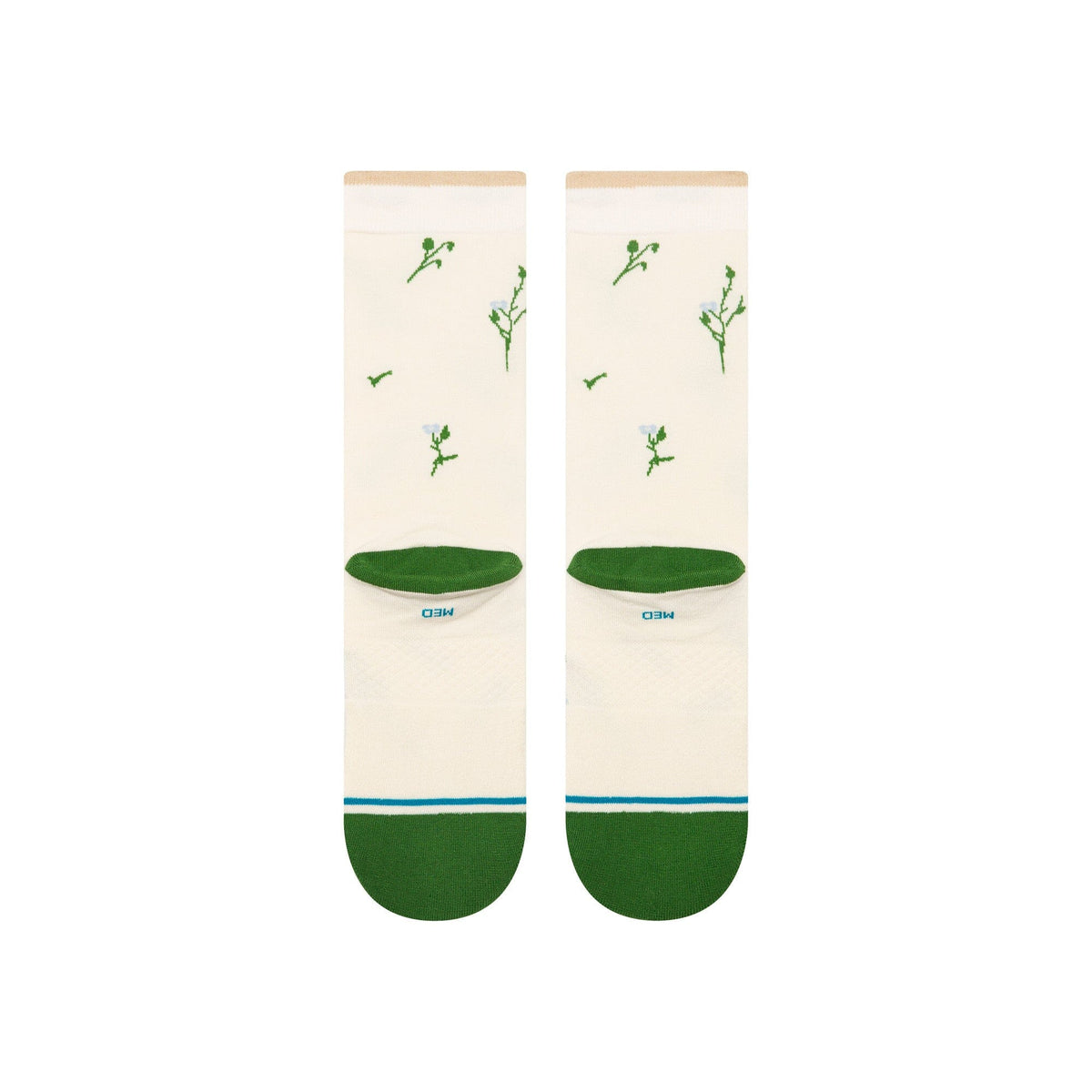 Stance Wildflower Crew Sock Ivory Socks Stance 