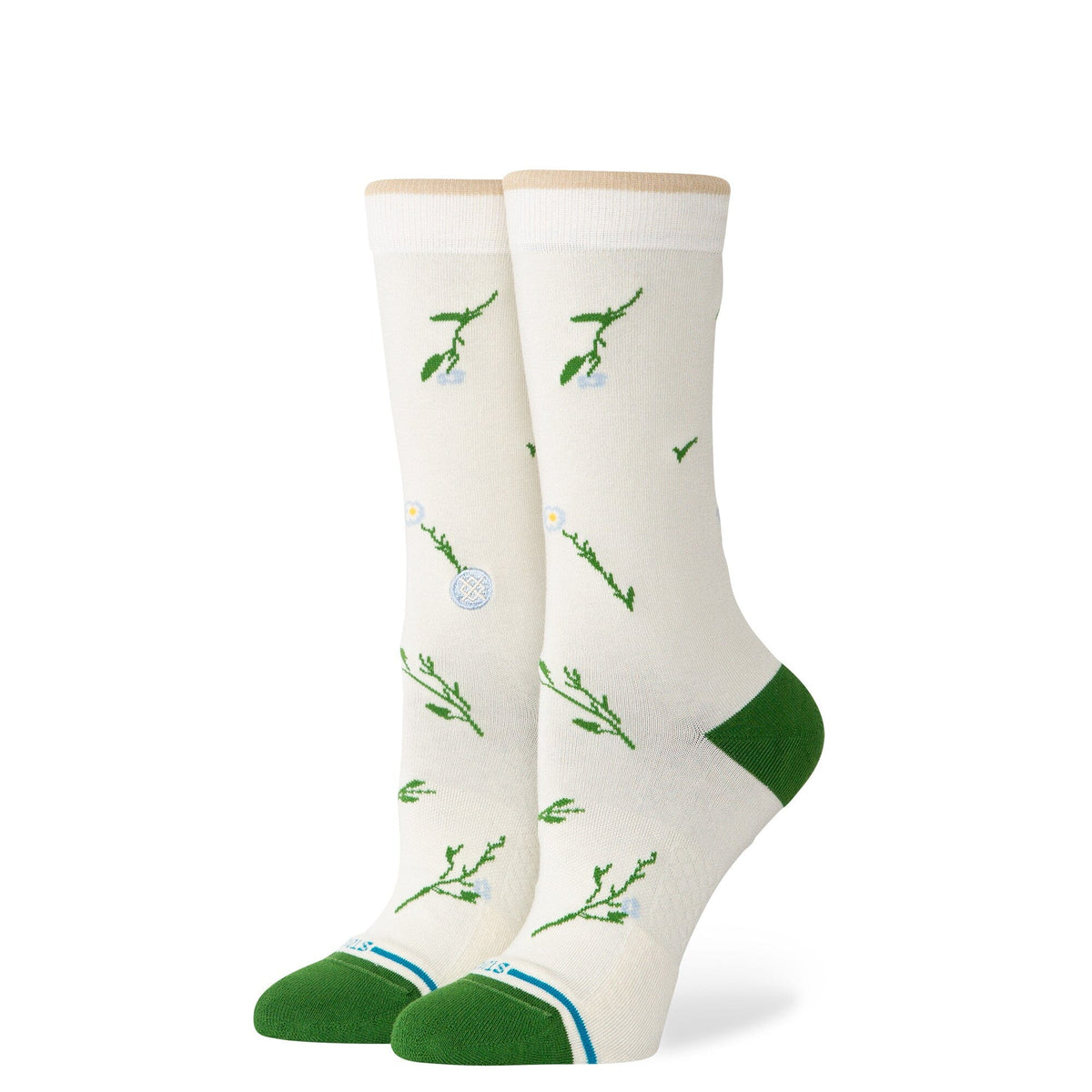 Stance Wildflower Crew Sock Ivory Socks Stance 