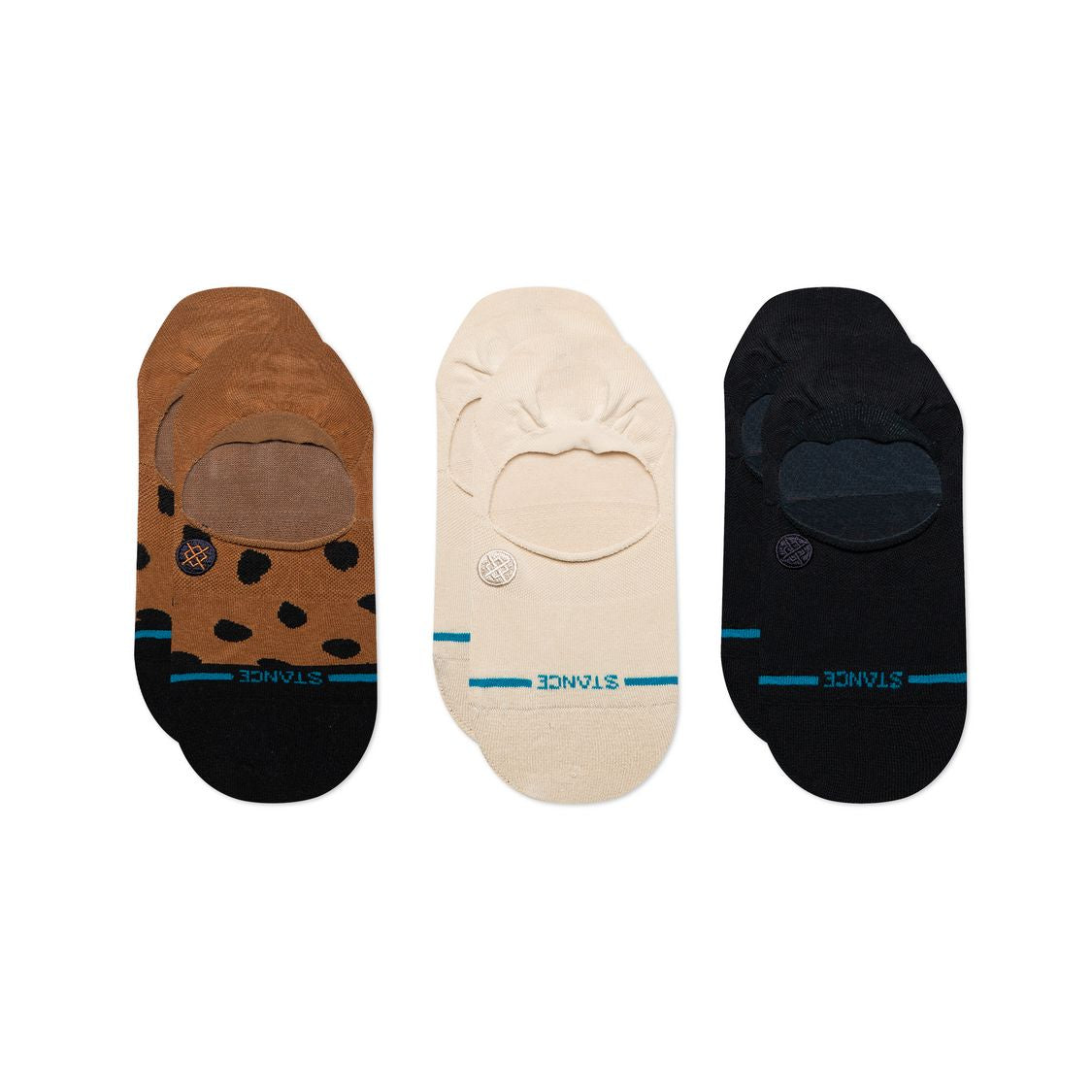 Stance Womens Icon No Show 3 Pack Socks Leopard socks Stance 