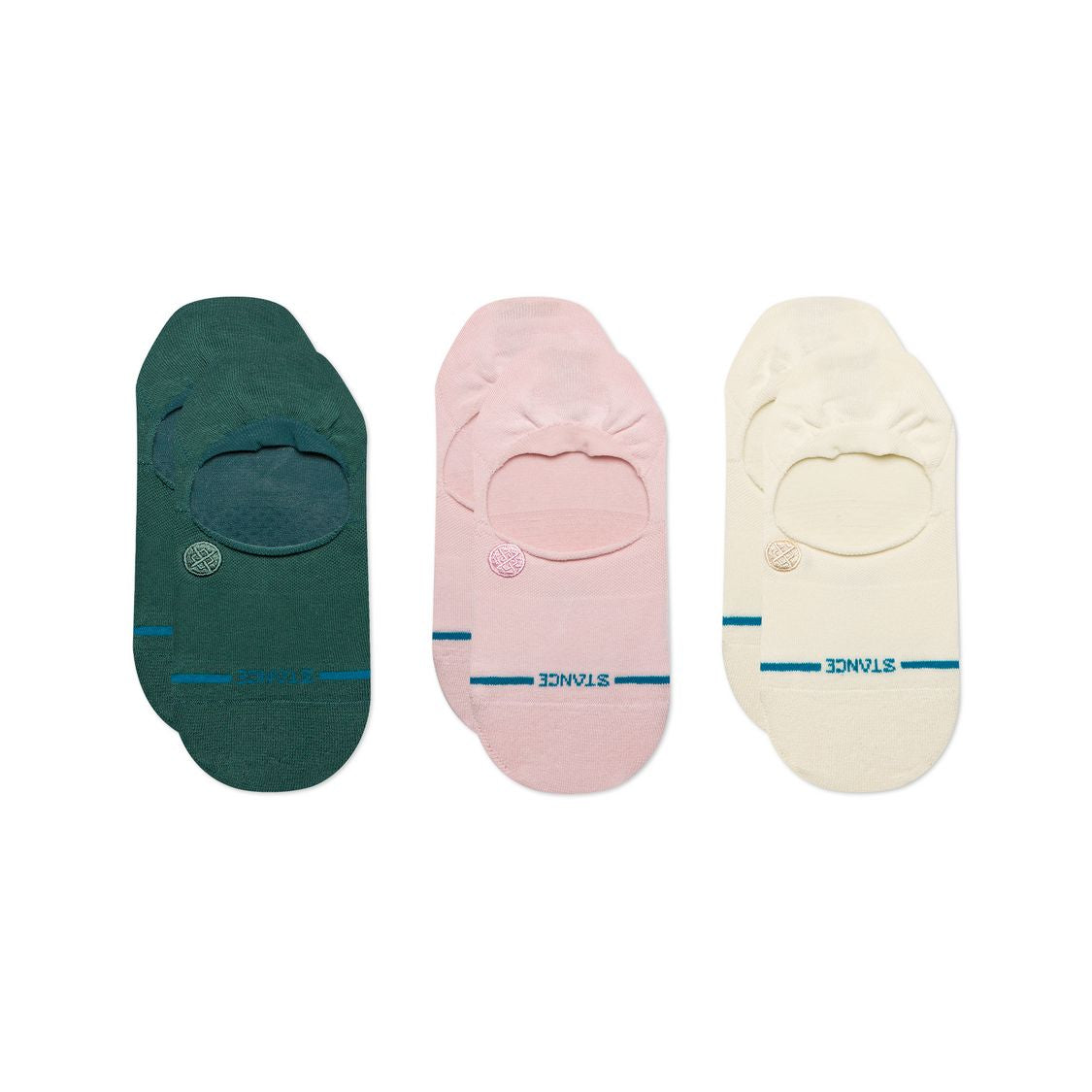 Stance Womens Icon No Show 3 Pack Socks Teal socks Stance 