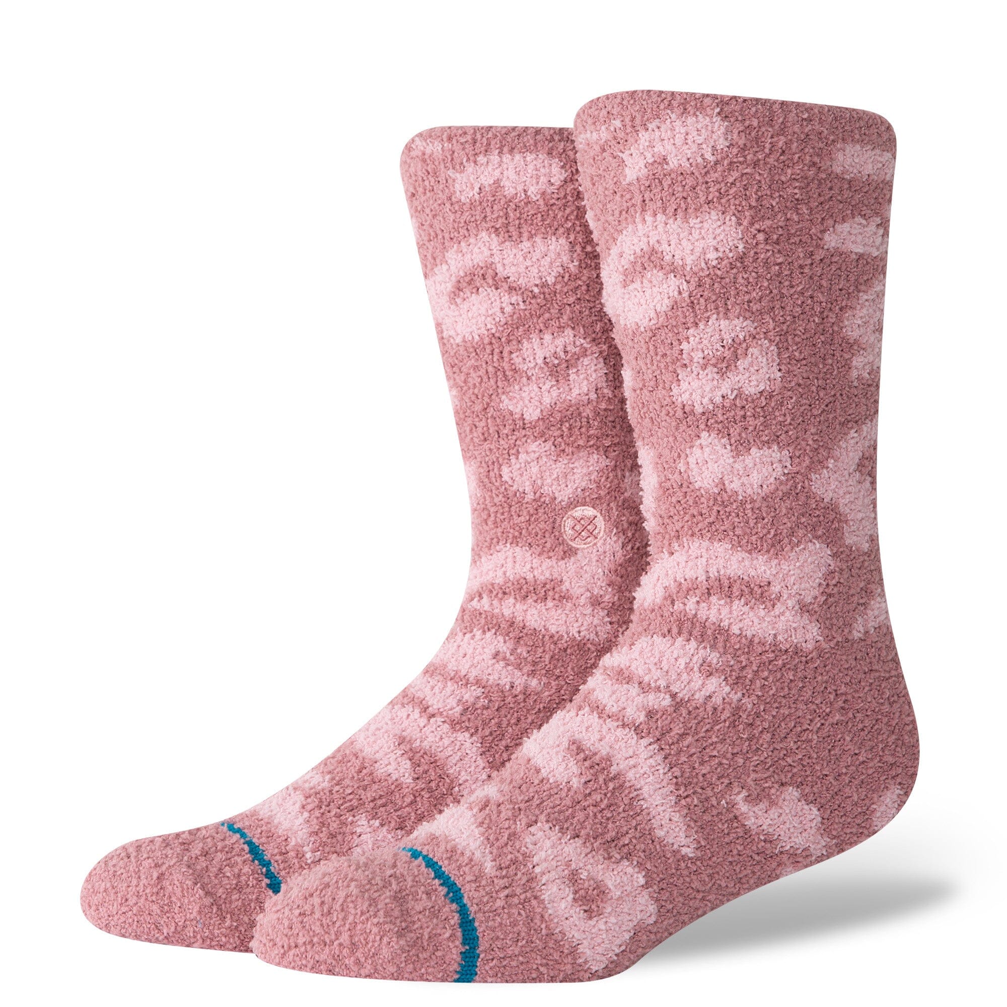 Stance Womens Purrfect Crew Sock Dusty Rose Socks Stance 