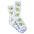 The Quiet Life Ancient Wisdoms Flower Sock White Socks The Quiet Life 