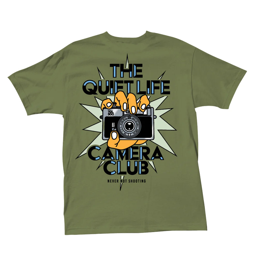 The Quiet Life Camera Club Burst Tee Army tees The Quiet Life 