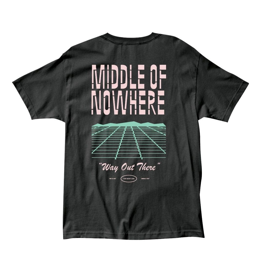 The Quiet Life Landscape Tee Black Tees The Quiet Life 