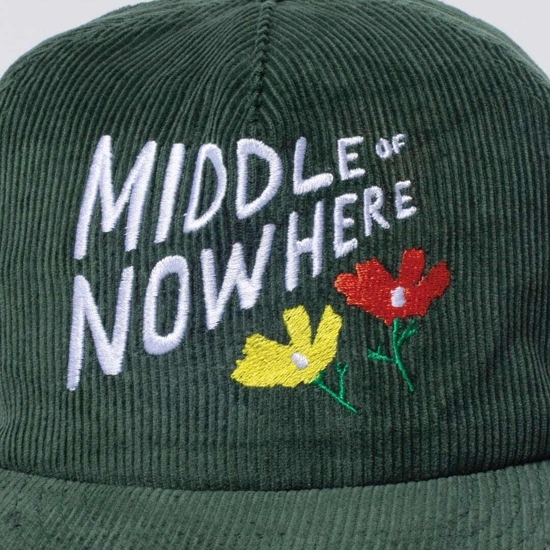 The Quiet Life Lonely Palm Middle of Nowhere Hat Green Cord Hats The Quiet Life 