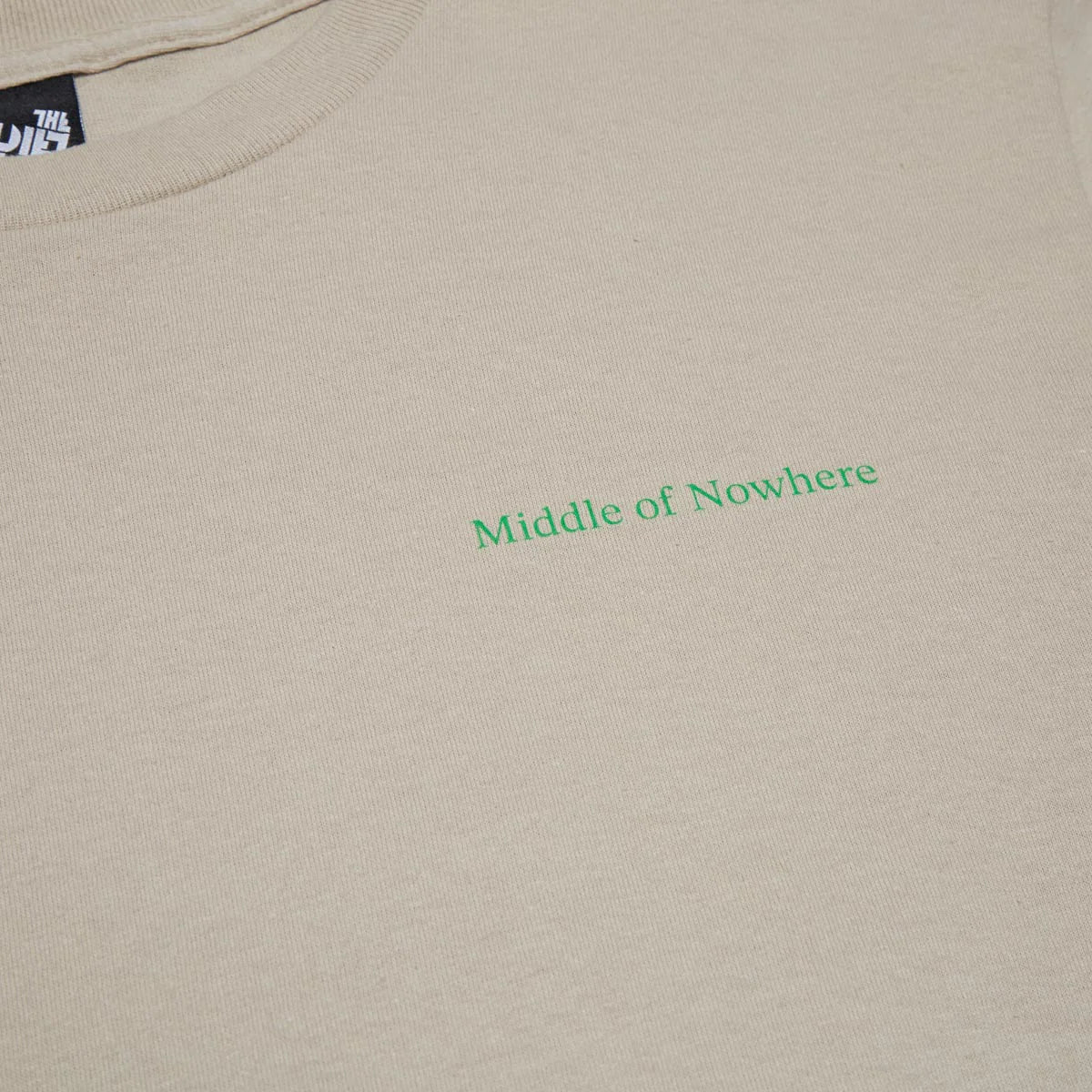 The Quiet Life Middle of Nowhere Desert Serif Tee Sand Tees The Quiet Life 