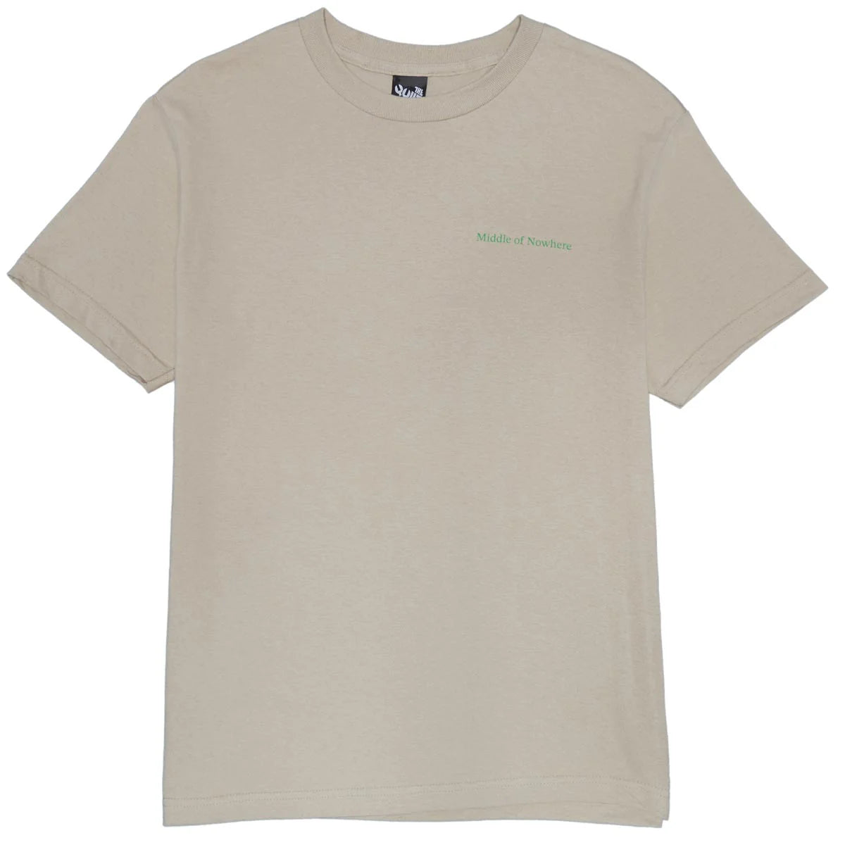 The Quiet Life Middle of Nowhere Desert Serif Tee Sand Tees The Quiet Life 