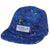 The Quiet Life Midnight Floral 5 Panel Camper Hat Blue hats The Quiet Life 