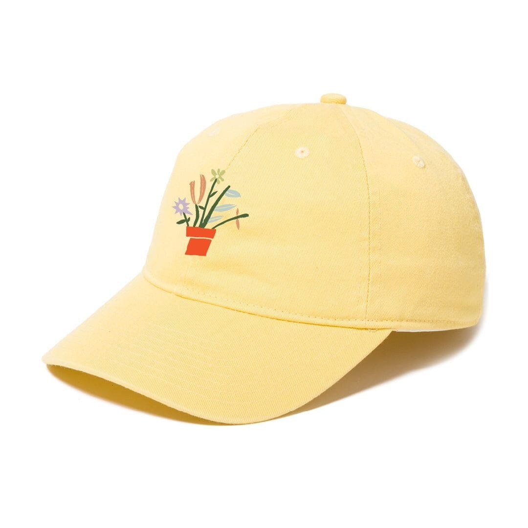 The Quiet Life Plant Dad Hat Butter Yellow Hats The Quiet Life 