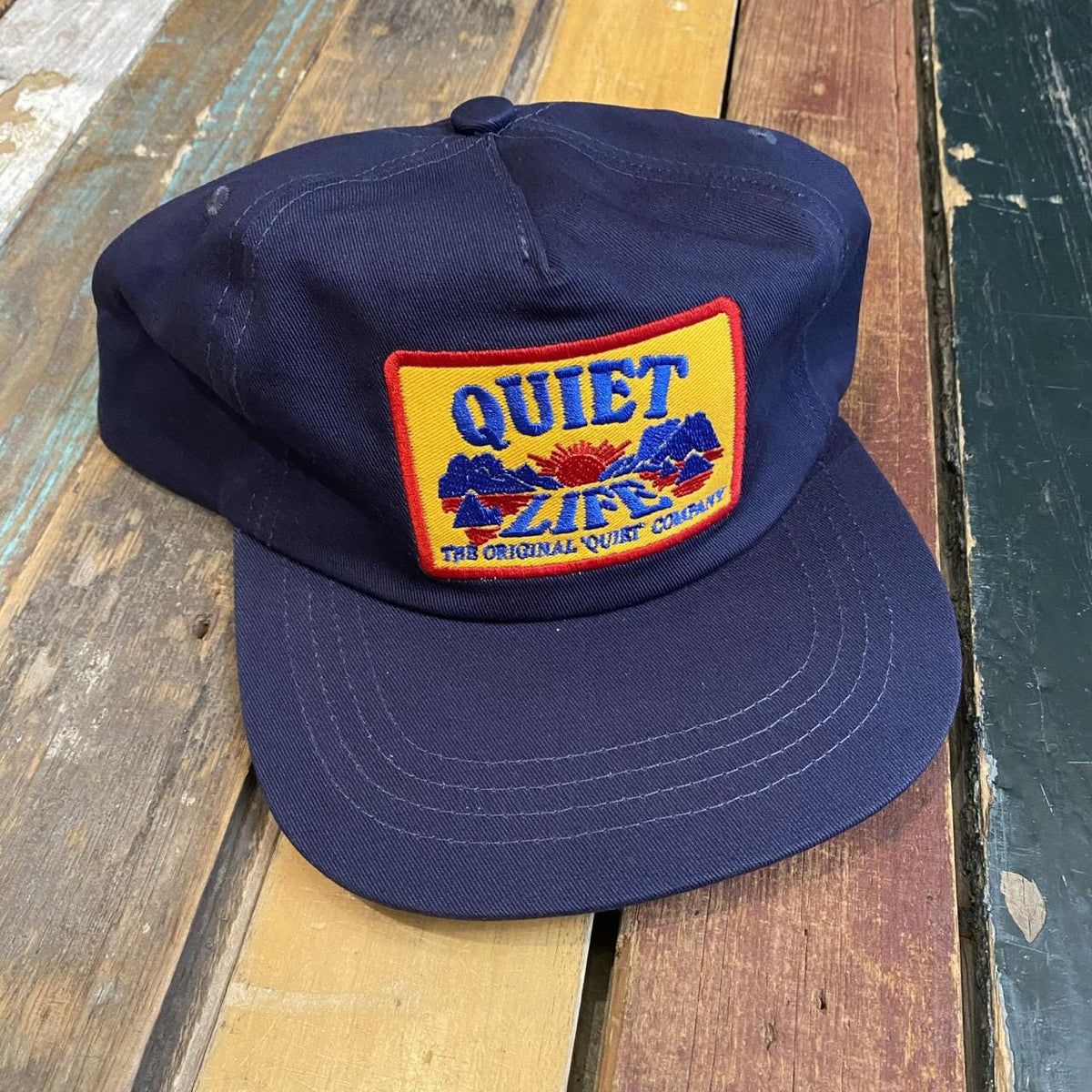 The Quiet Life Sunset Patch Hat Navy Hats The Quiet Life 