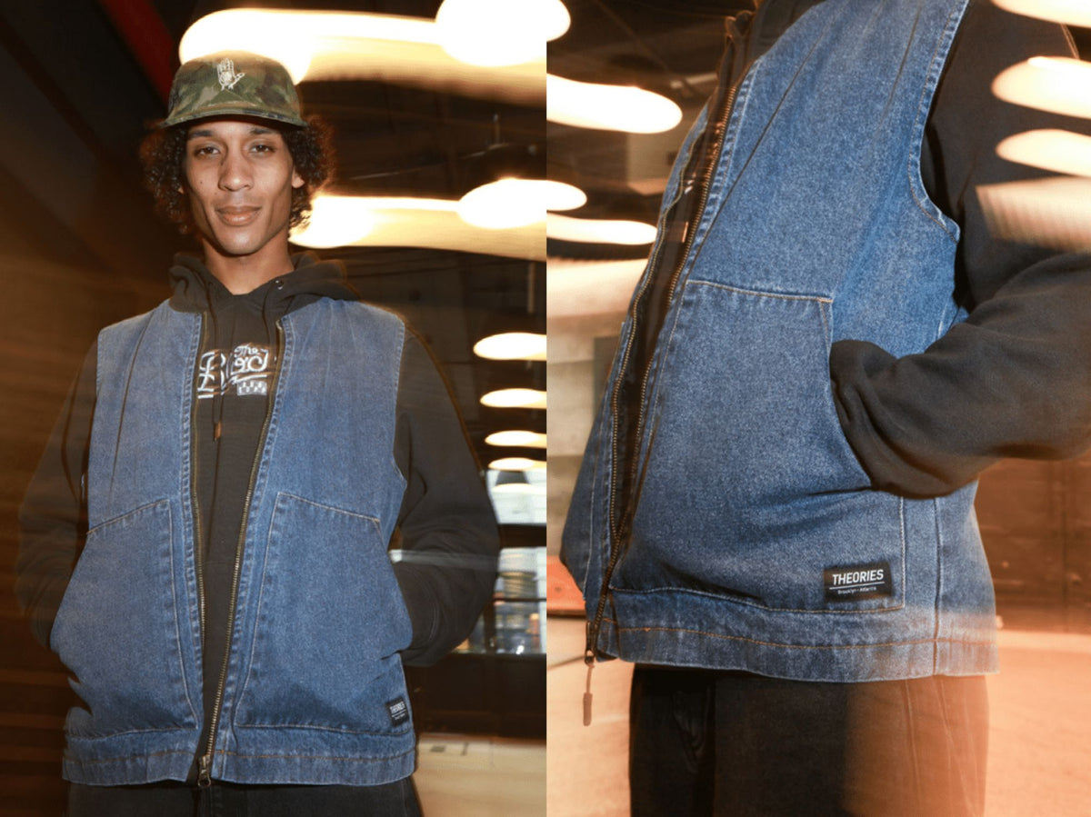 Theories Dakota Vest Denim jackets Theories 