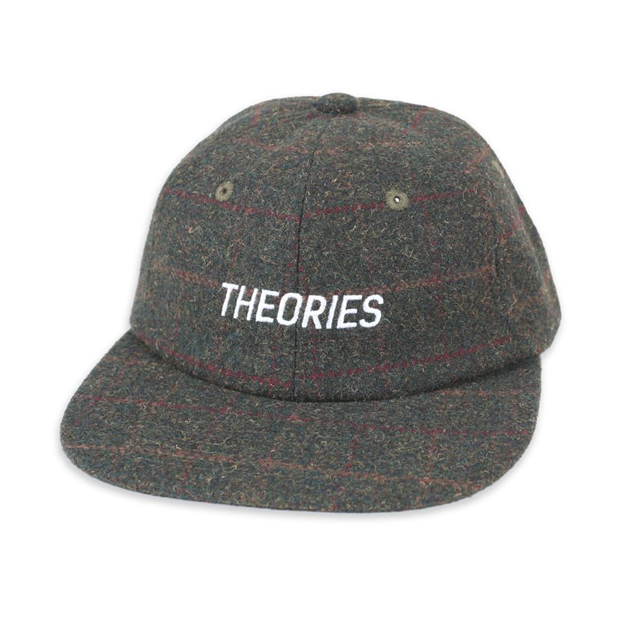 Theories Holmes Stamp Logo Hat Plaid hats Theories 