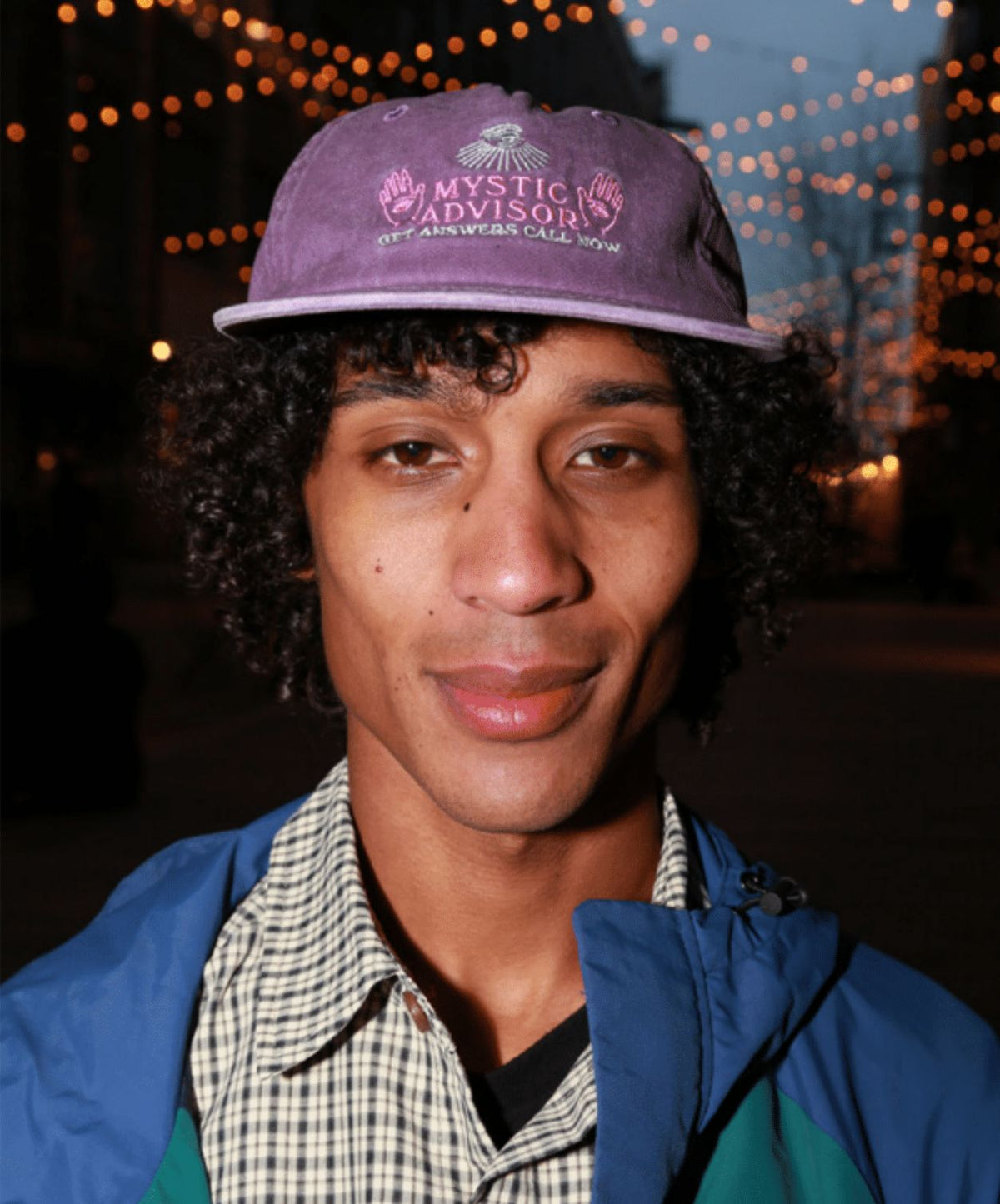 Theories Mystic Advisor Strapback Cap Washed Purple hats Theories 