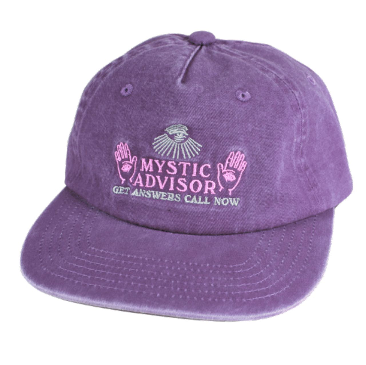 Theories Mystic Advisor Strapback Cap Washed Purple hats Theories 