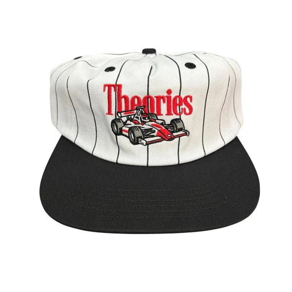 Theories Speedway Snapback Hat Black/Pinstripe Hats Theories 