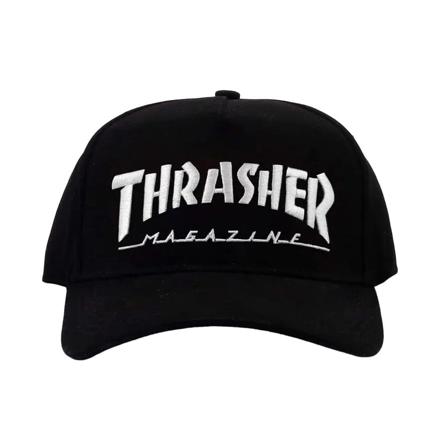 Thrasher Mag Logo Ball Cap Black hats Thrasher Magazine 