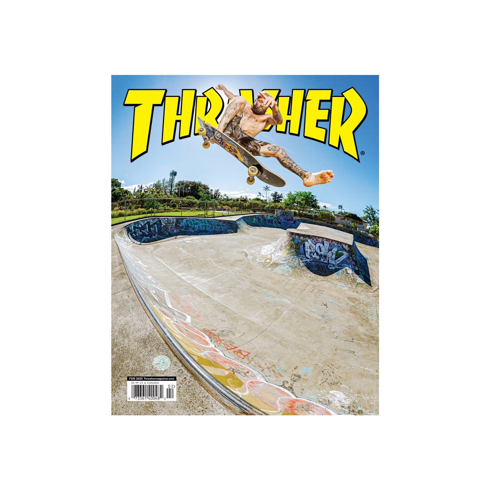 Thrasher Magazine February 2025 magazine Thrasher Magazine 