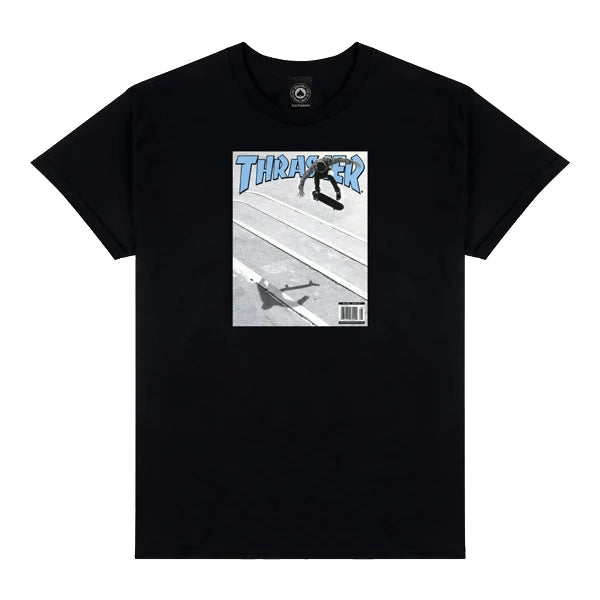 Thrasher Reynolds Cover Tee Black tees Thrasher Magazine 