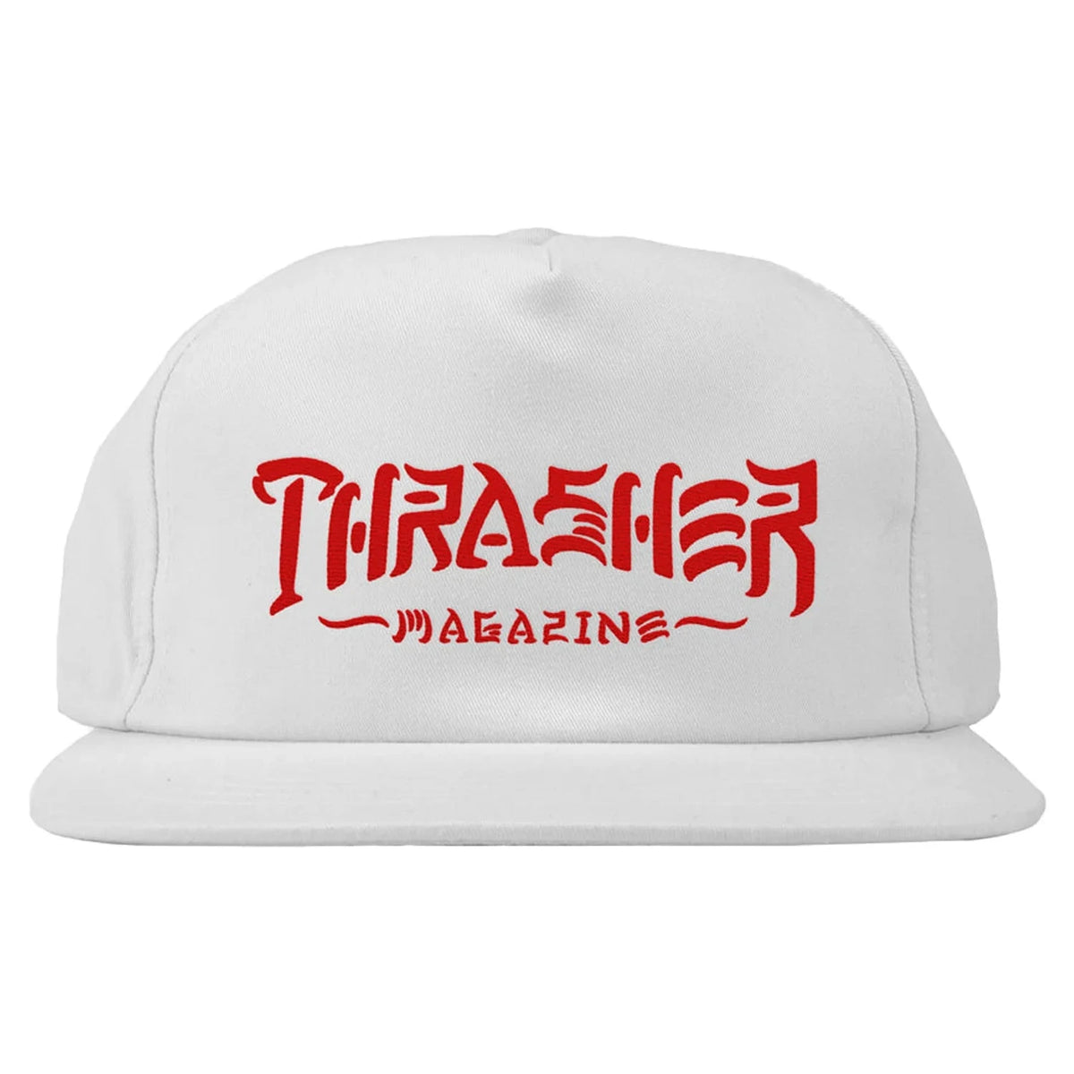 Thrasher Thrash and Destory Snapback Hat White hats Thrasher Magazine 