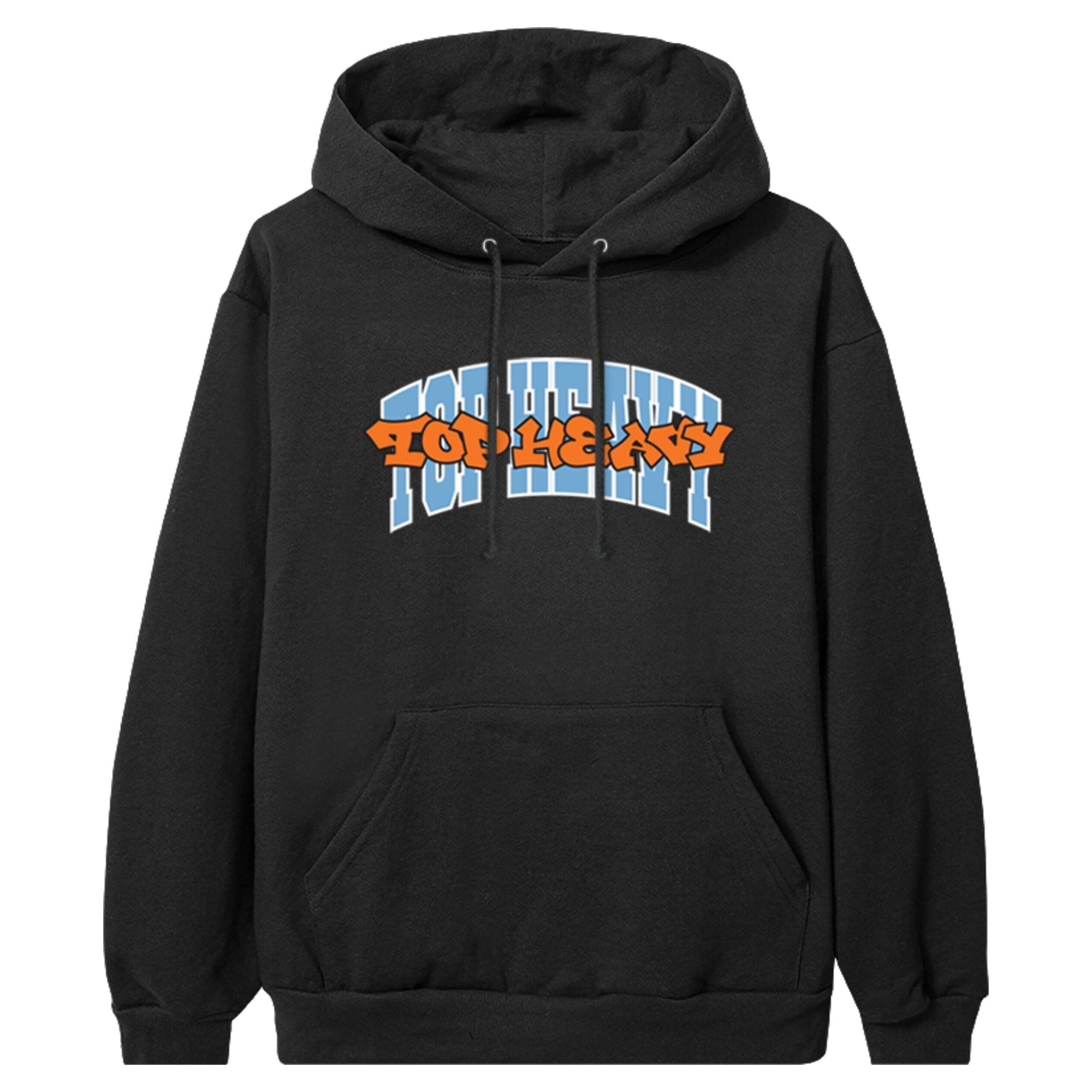 Top Heavy Double Up Hoodie Black hoodies Top Heavy Entertainment 