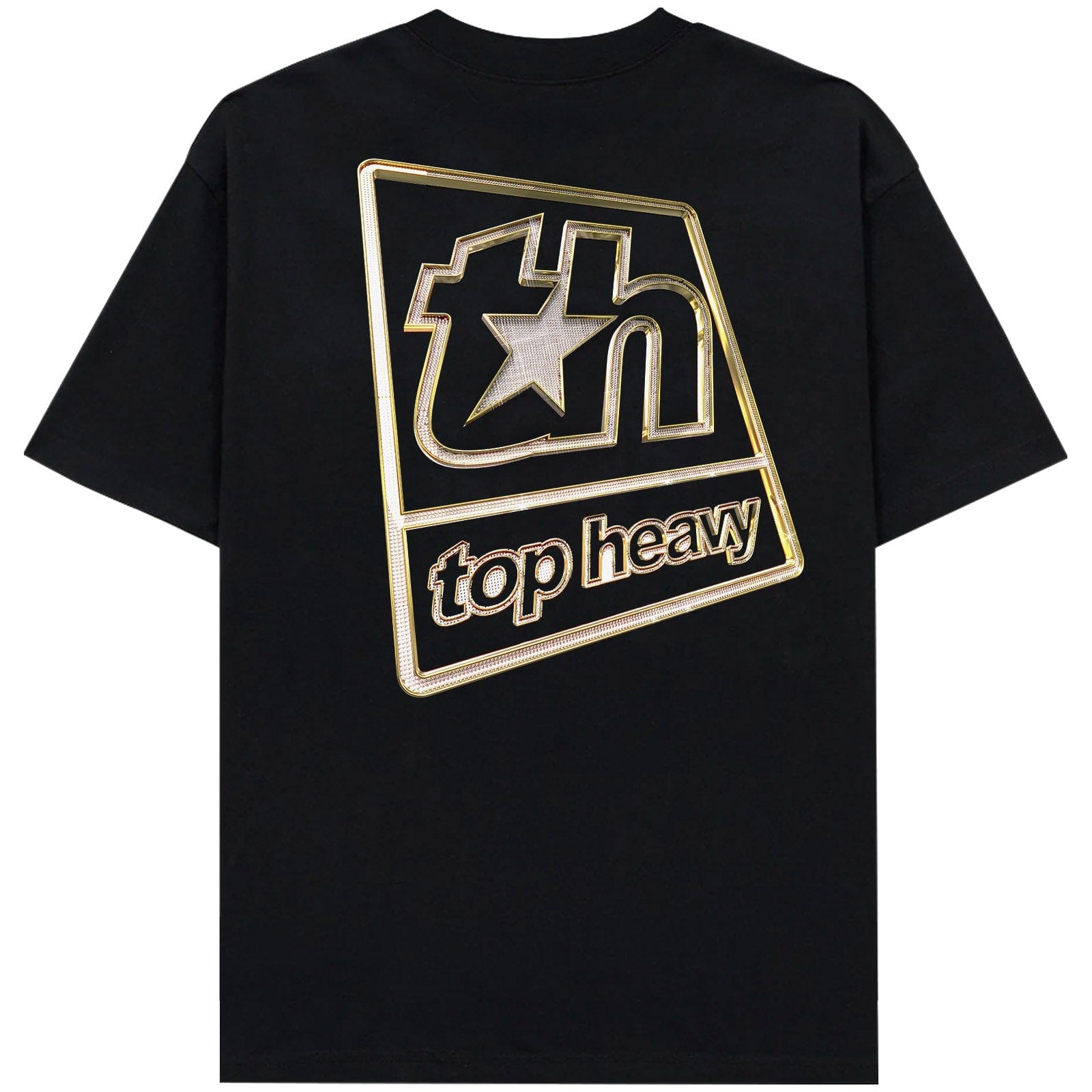 Top Heavy Icy Tee Black Tees Top Heavy Entertainment 