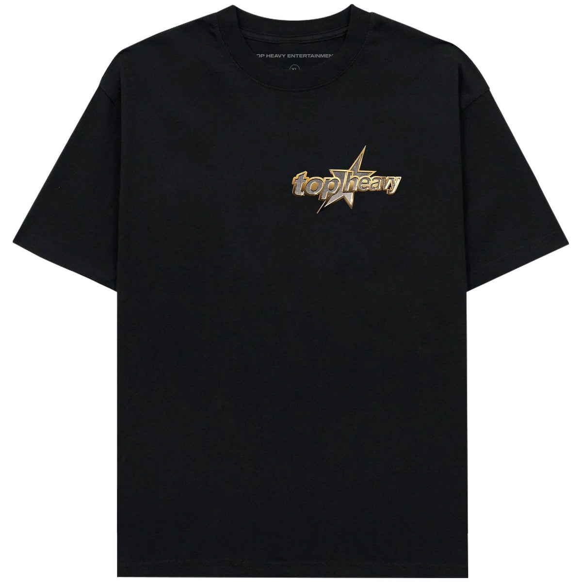 Top Heavy Icy Tee Black Tees Top Heavy Entertainment 