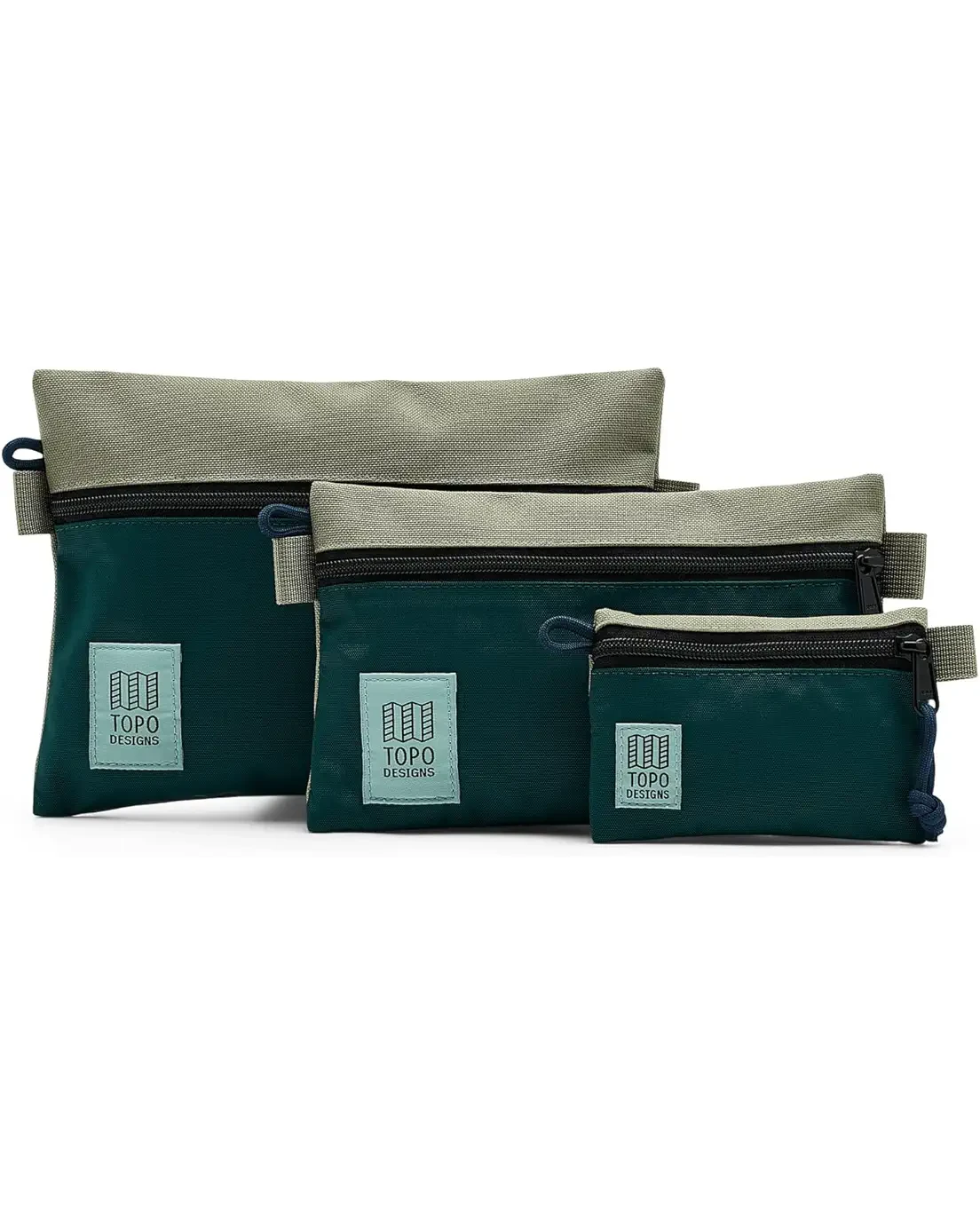 Topo Designs Accessory Bag Bundle Oil Green/Dark Pine bags Topo Designs 