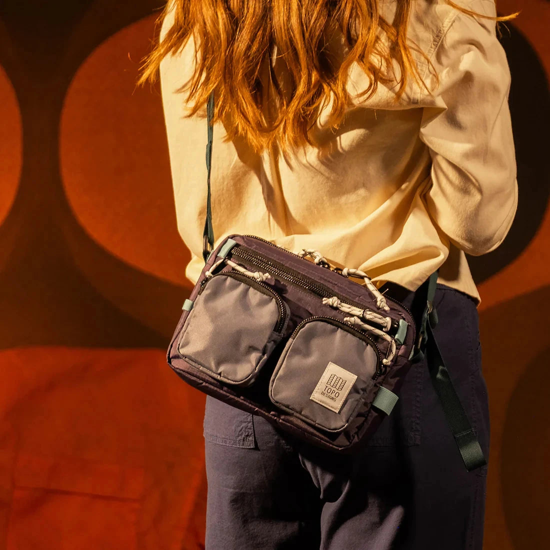 Topo Designs Block Woodland/Terracotta bags Topo Designs 