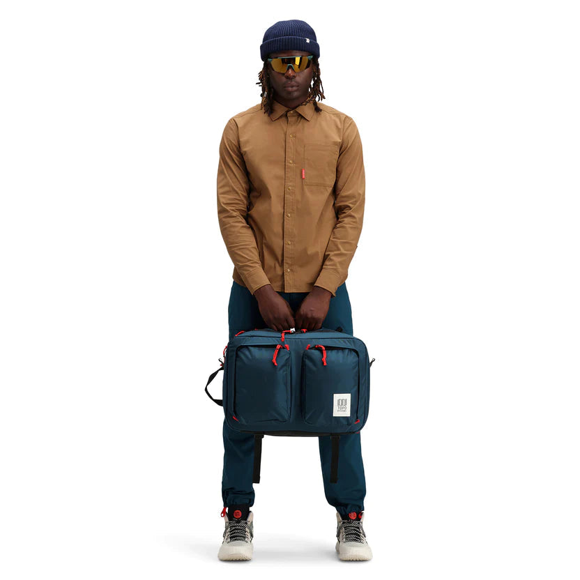 Topo Designs Global Briefcase Desert Palm/Pond Blue bags Topo Designs 