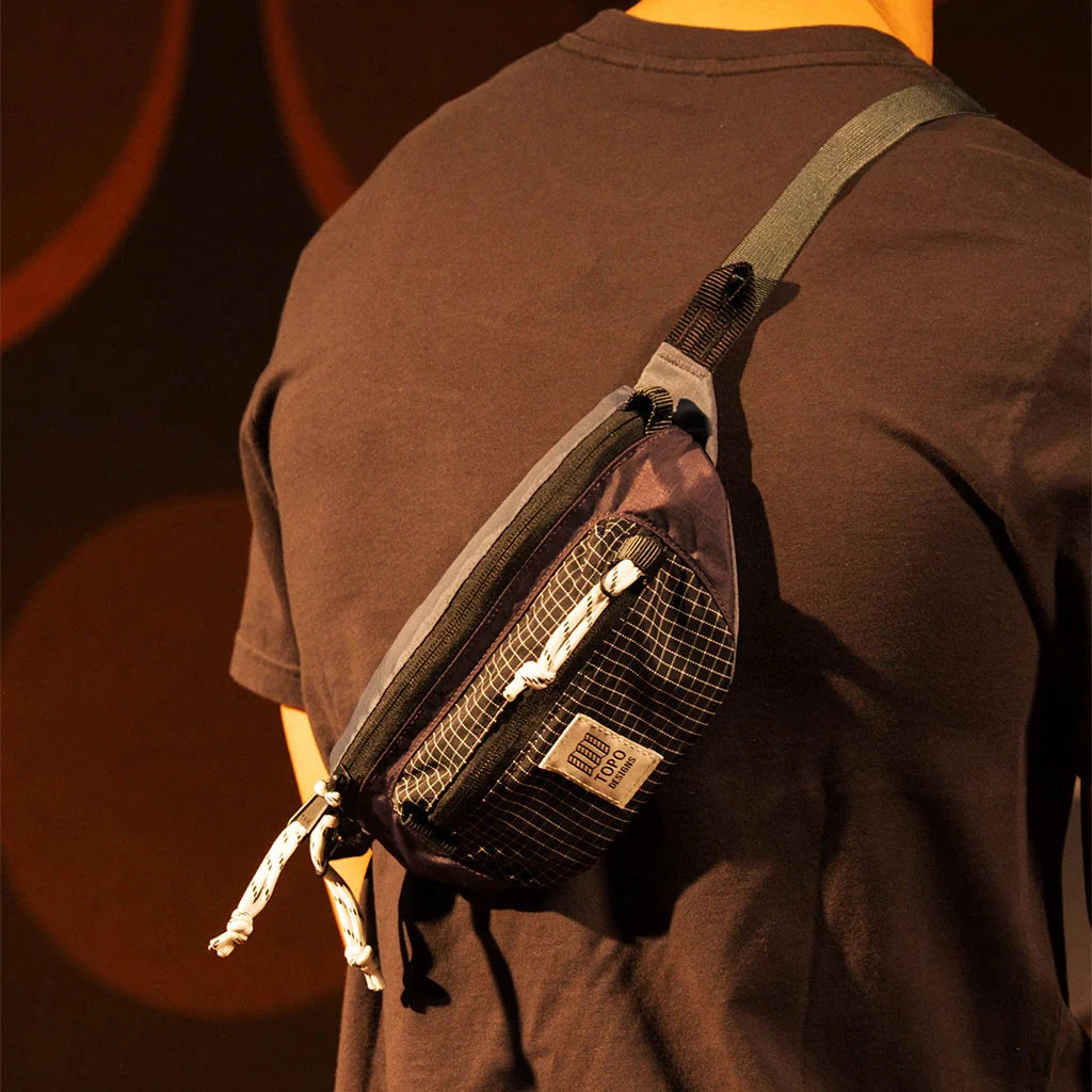 Topo Designs Mountain Waist Pack Nightshade/Grid - Coureur Goods
