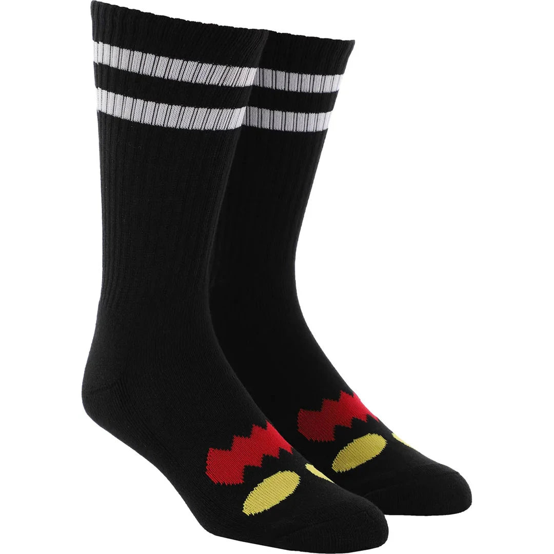 Toy Machine Monster Face Sock Black Socks Toy Machine 