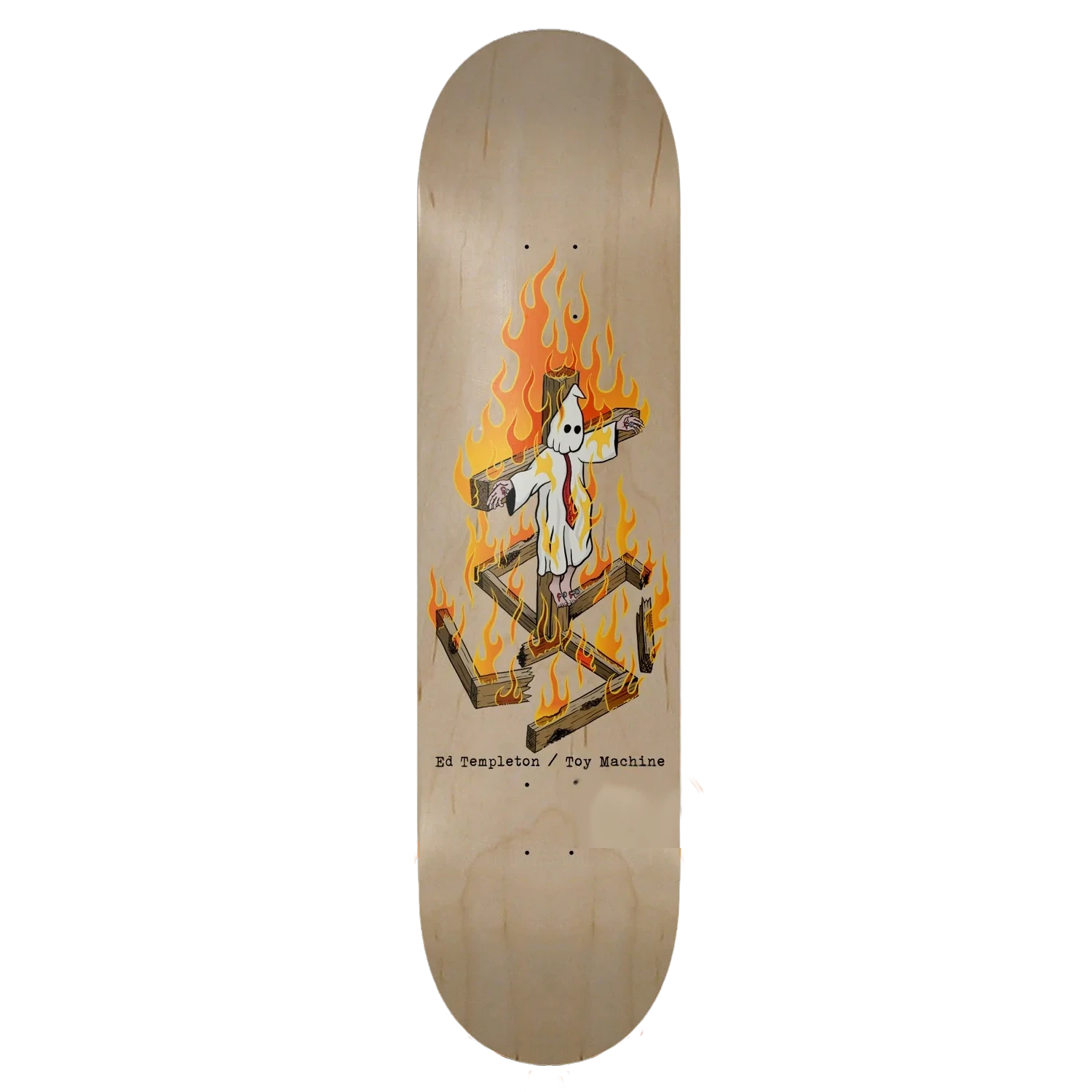 Toy Machine Templeton Charred Deck [PRE-ORDER SHIPS END OF SEP] decks Toy Machine 