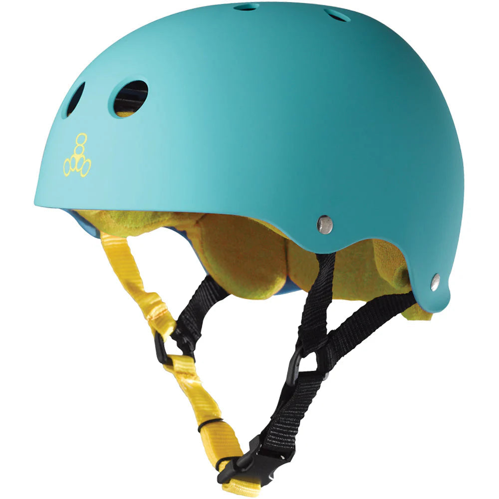 Triple 8 Sweatsaver Helmet Baja Teal Matte safety gear Triple 8 