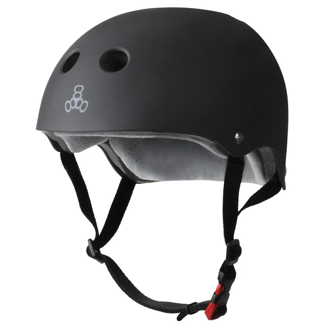 Triple 8 The Certified Sweatsaver Helmet Black Matte safety gear Triple 8 