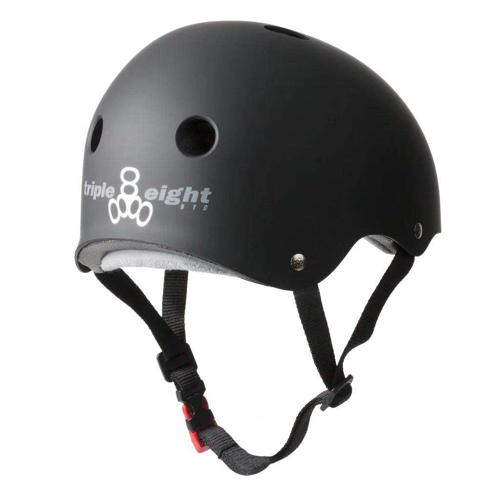 Triple 8 The Certified Sweatsaver Helmet Black Matte safety gear Triple 8 