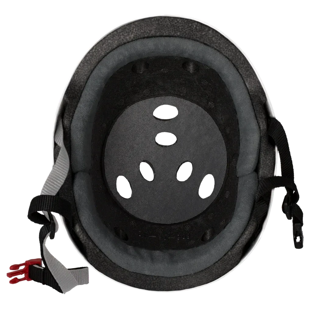 Triple 8 The Certified Sweatsaver Helmet White Matte safety gear Triple 8 