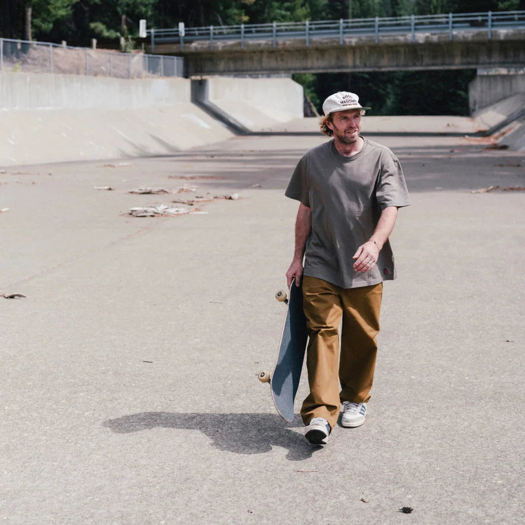 Unless Collective Baggy Canvas Pant Breen Pants Unless Collective 