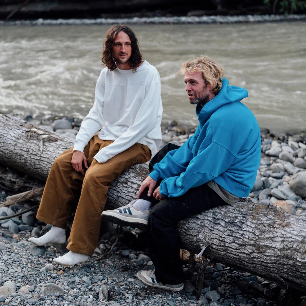 Unless Collective Baggy Canvas Pant Breen Pants Unless Collective 