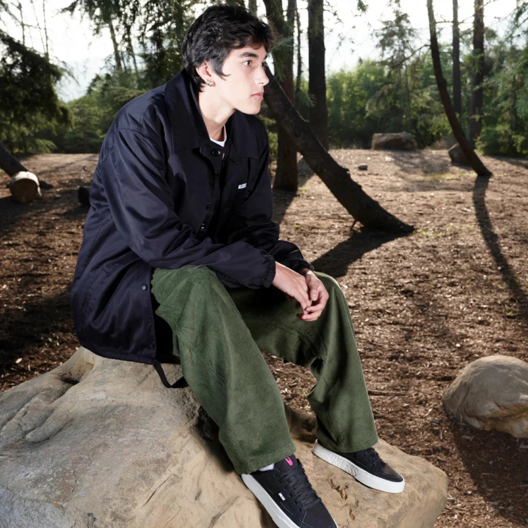 Unless Collective Baggy Cord Pant Black Forest Pants Unless Collective 