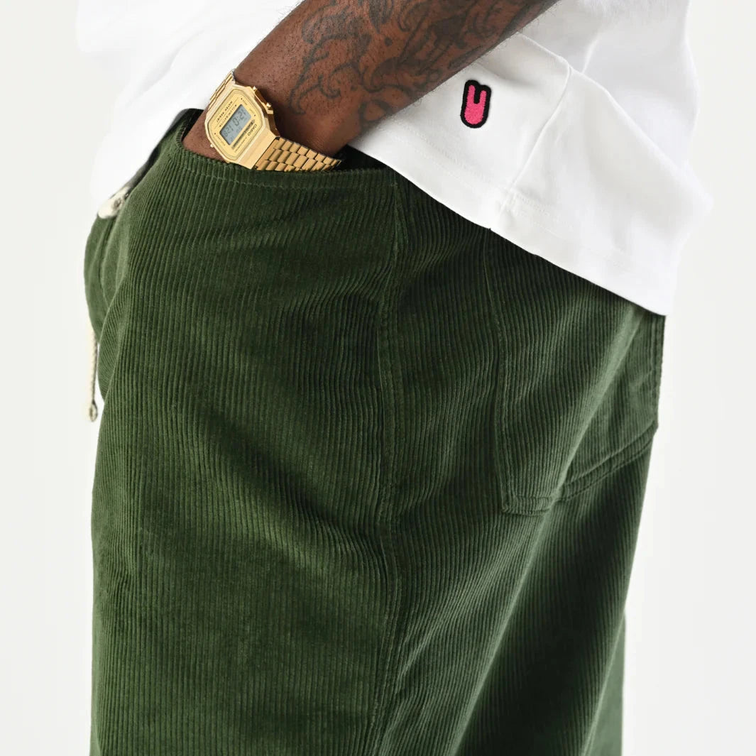 Unless Collective Baggy Cord Pant Black Forest Pants Unless Collective 