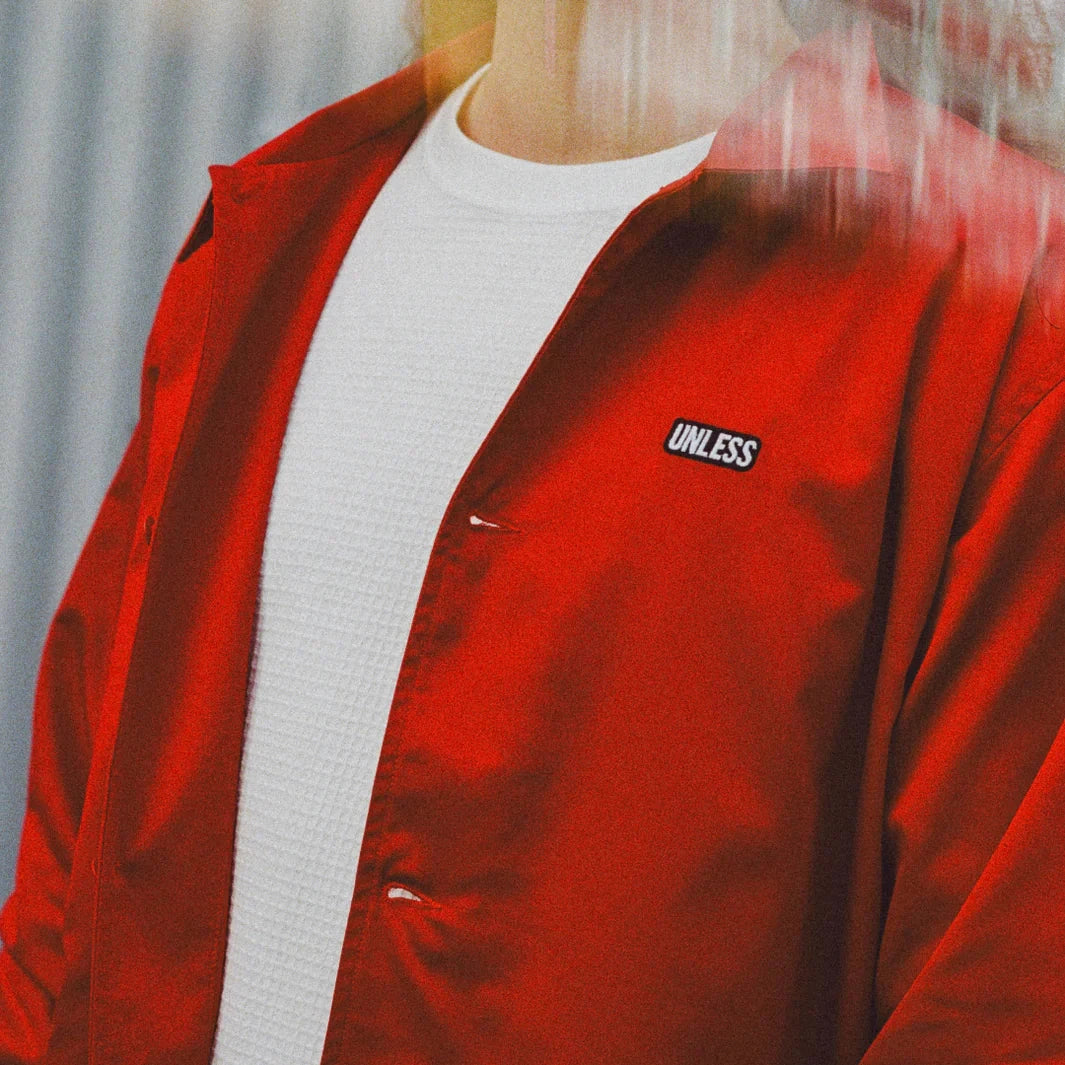 Unless Collective Coaches Jacket Emboldened Red jackets Unless Collective 