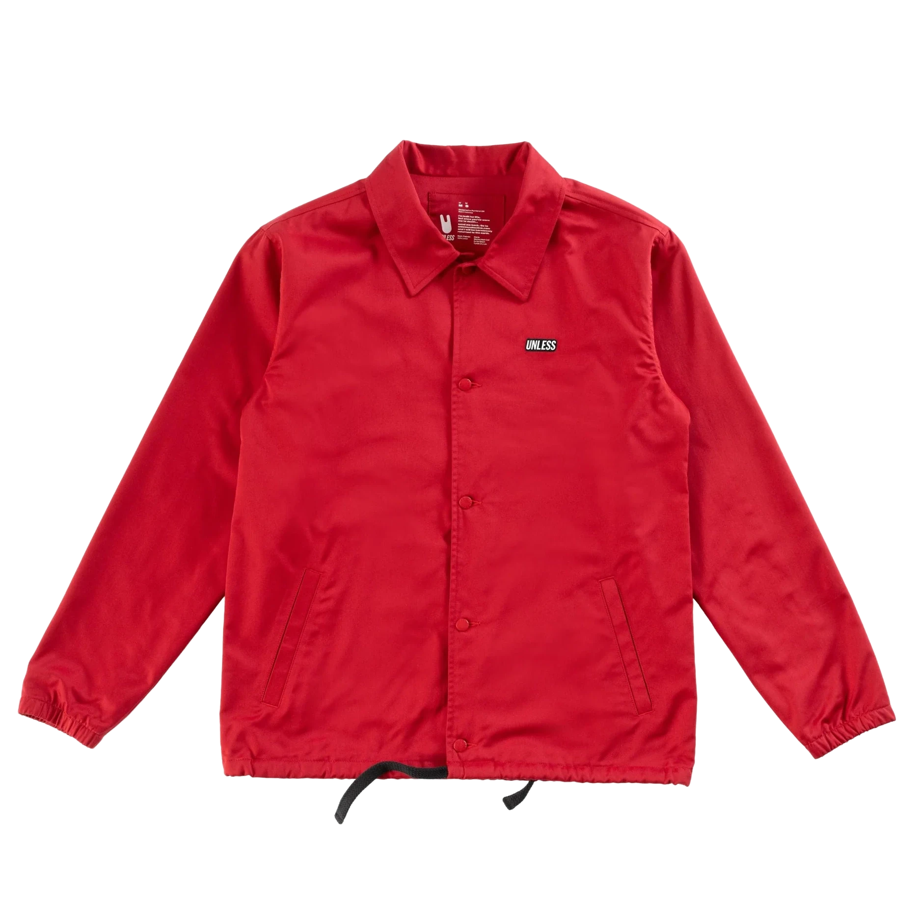 Unless Collective Coaches Jacket Emboldened Red jackets Unless Collective 