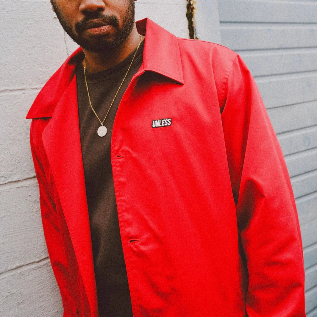 Unless Collective Coaches Jacket Emboldened Red jackets Unless Collective 