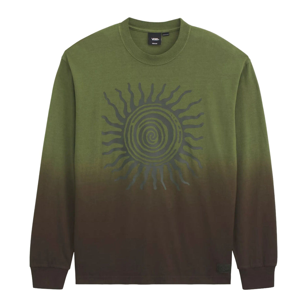 Vans Bthom Sun L/S Tee Green Balsam tees Vans M 