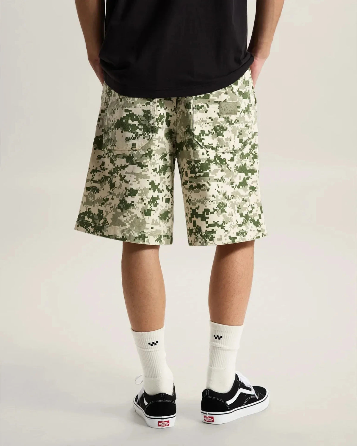 Vans Check 5 Baggy Canvas Short Digi Camo Shorts Vans 