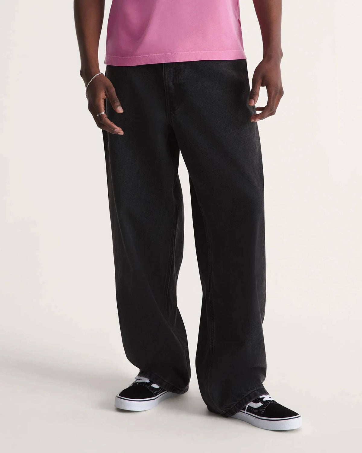 Vans Check 5 Baggy Denim Pants Black pants Vans 
