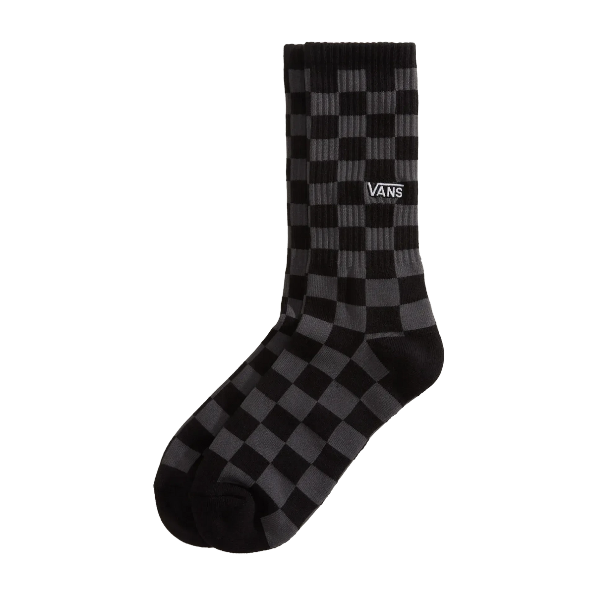 Vans Checkerboard Crew Socks Black/Charcoal Socks Vans 