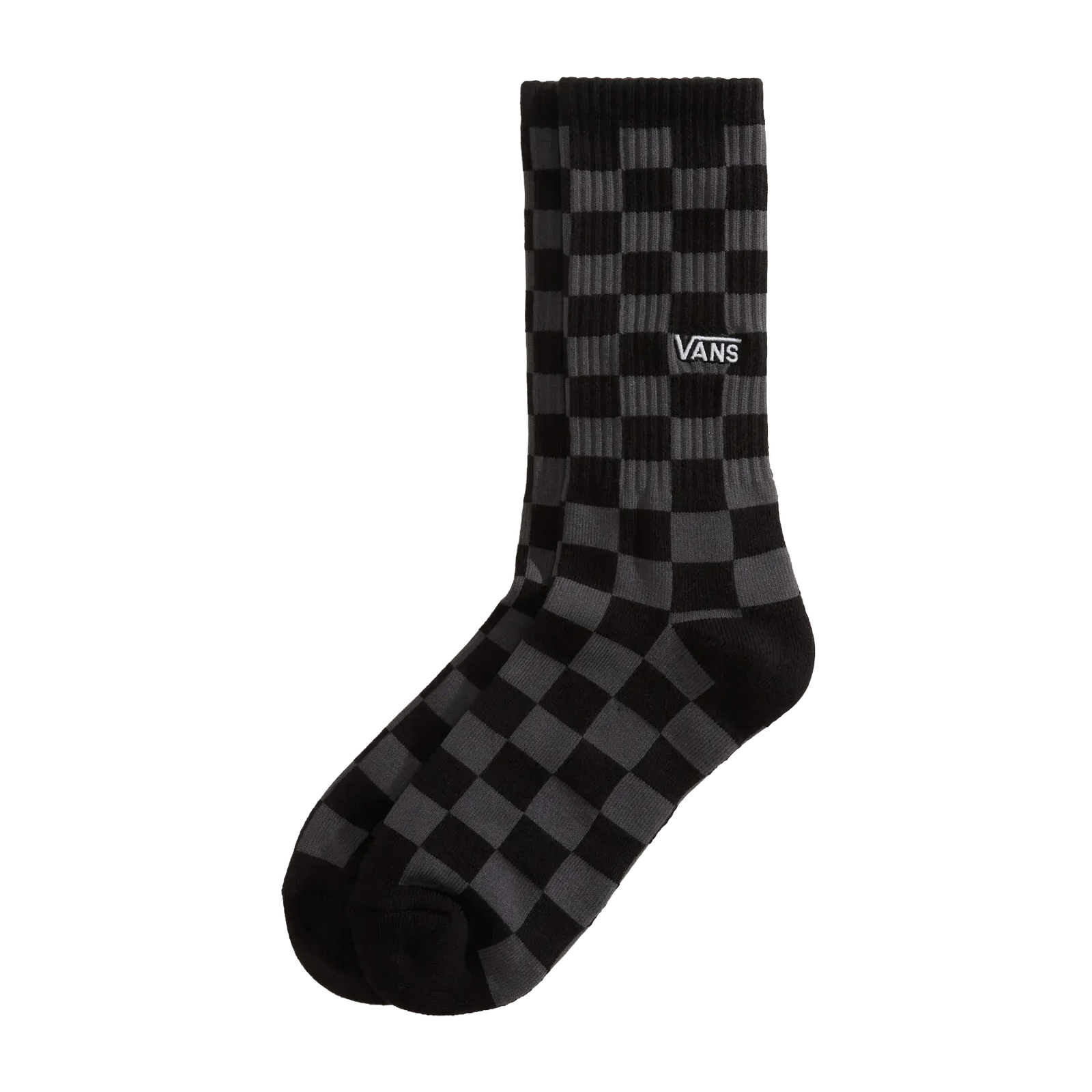 Vans Checkerboard Crew Socks Black/Charcoal Socks Vans 