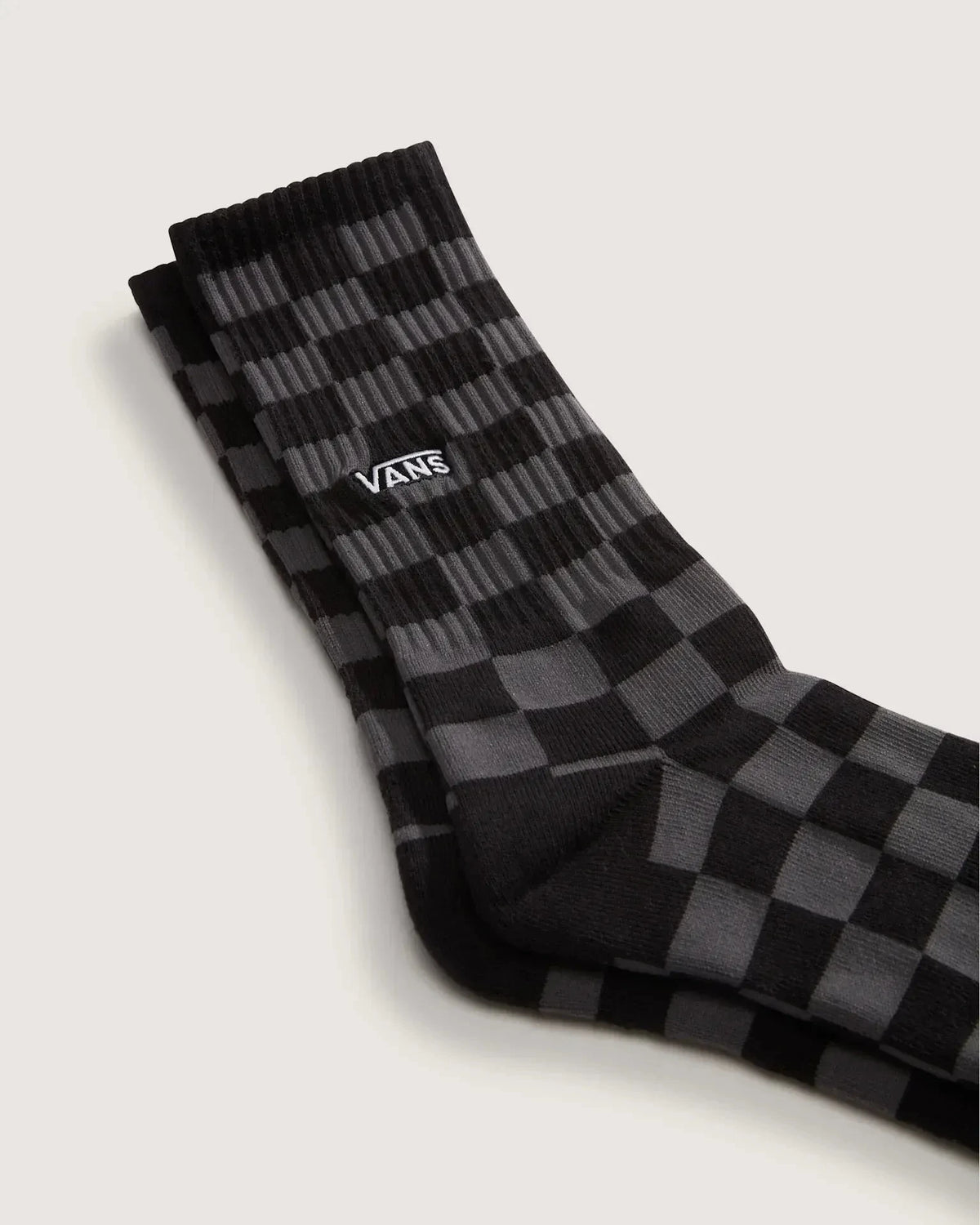 Vans Checkerboard Crew Socks Black/Charcoal Socks Vans 
