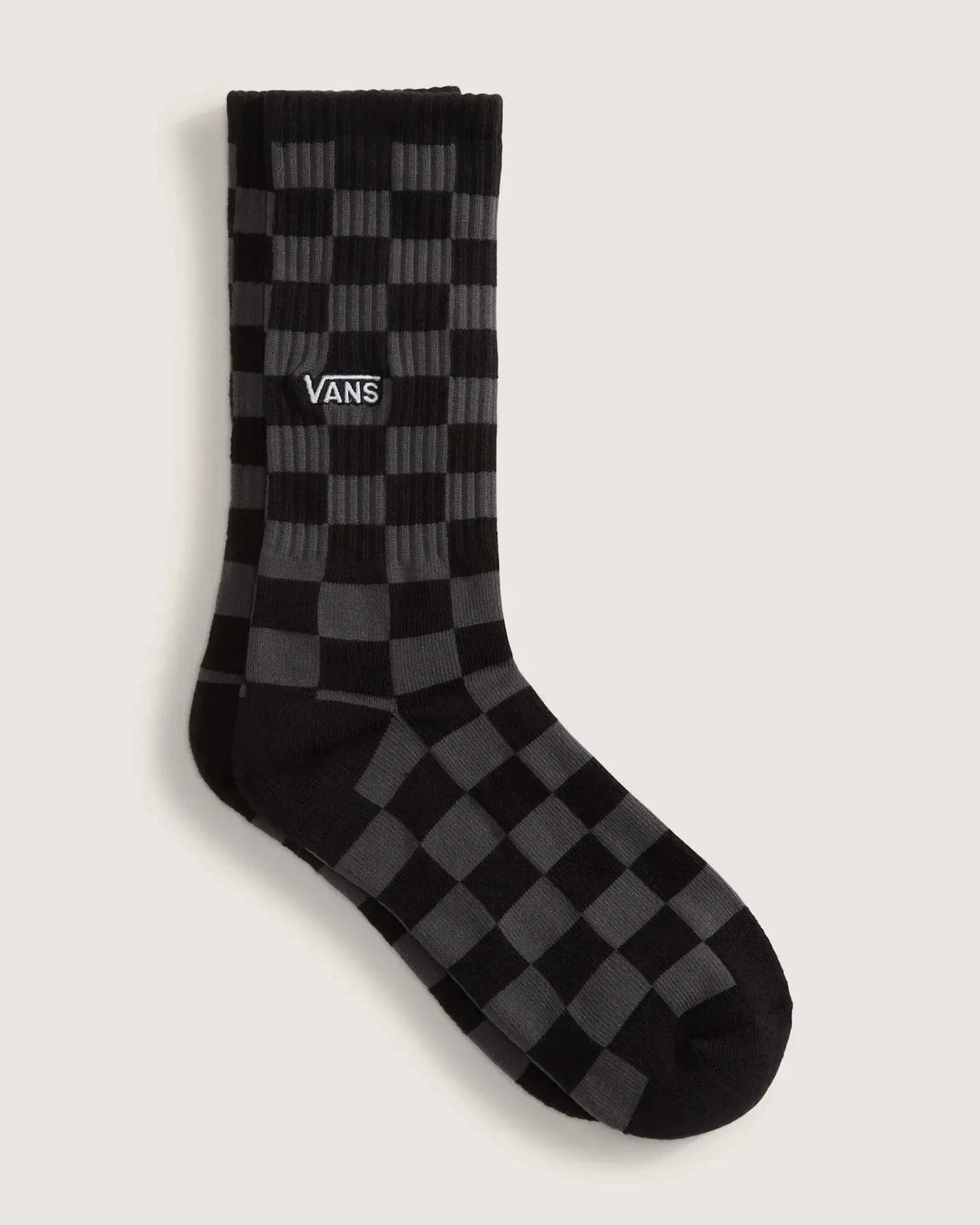 Vans Checkerboard Crew Socks Black/Charcoal Socks Vans 